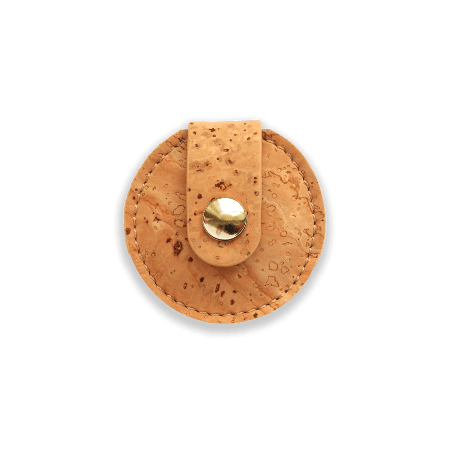 AirTag Holder For Dog Collar Waterproof #style_natural-vegan-cork