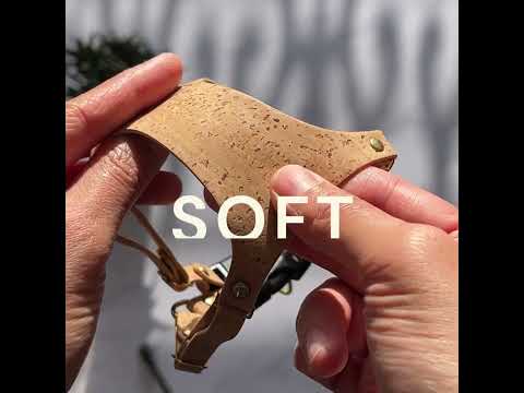 Vegan Dog Harness #style_natural-vegan-cork